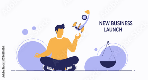 Envisioning Future Endeavors: A Journey Of The Mind And New Business Ventures Illustration