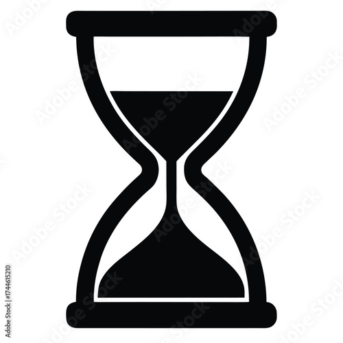 hourglass  life time  vector icon