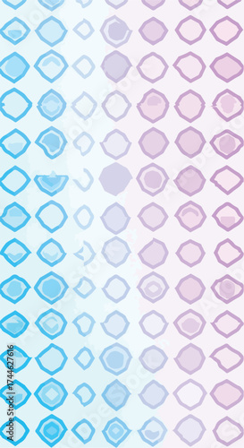 Geometric pattern of diamond shapes in gradient colors creating a visual effect.