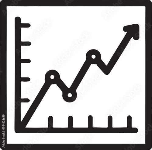 Abstract geometric pattern with bold red and blue silhouette accents