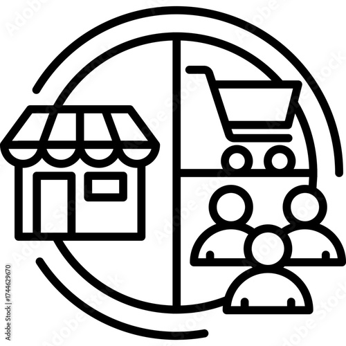Market Segmentation Icon