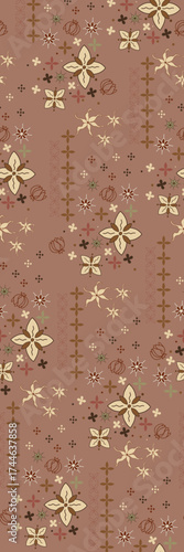 autumn vibes background decor pattern design