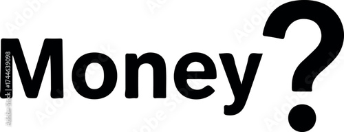 Money Question Mark Financial Inquiry.