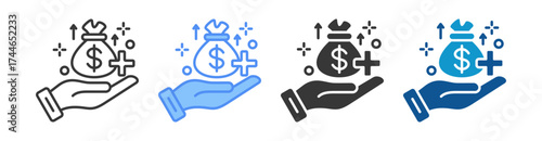 Incentive Icon Set Multiple Style Collection