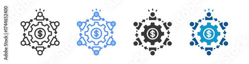 Leadership Icon Set Multiple Style Collection