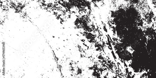 High Contrast Black White Grunge Noise Distressed Texture