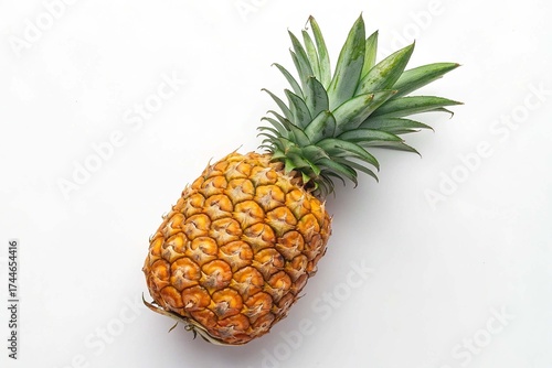 Fresh Pineapple on white background