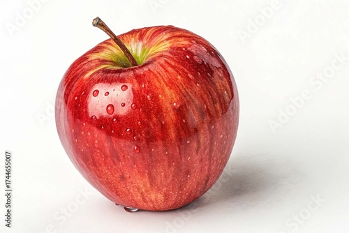 Fresh Apple on white background