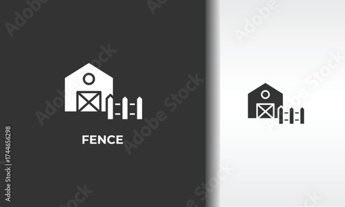 Fence Vector, Icon Or Logo Sign Isolated Symbol Illustration