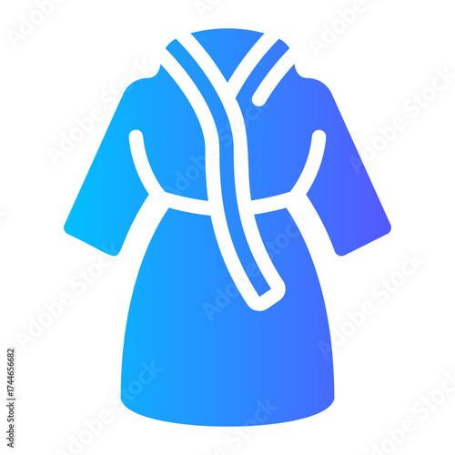 bathrobe gradient icon