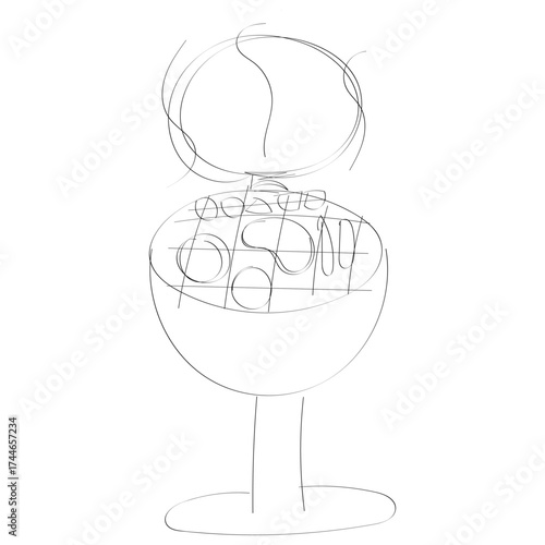 BBQ Grill Outline