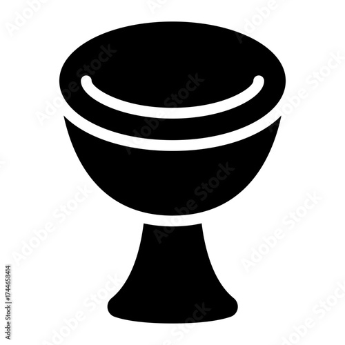 toilet glyph icon