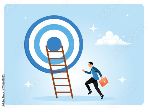 Entrepreneurs with determination and effort towards success.