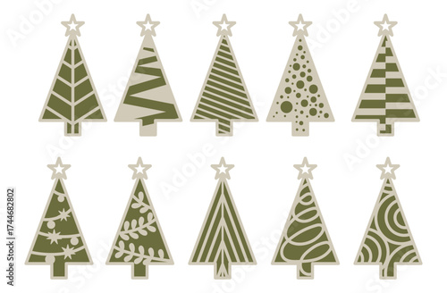 Christmas ornament tree laser cut