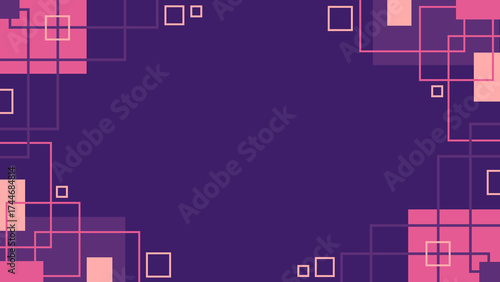 Abstract purple background with squares. Suitable for product photography, graphic design, or as a presentation backdrop. Available in high resolution for commercial use.