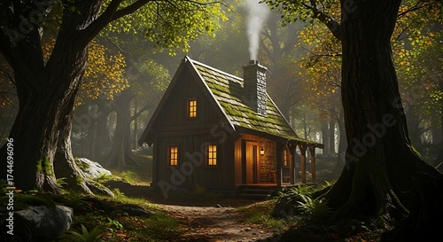 Cozy Cabin Retreat - A Tranquil Forest Escape.