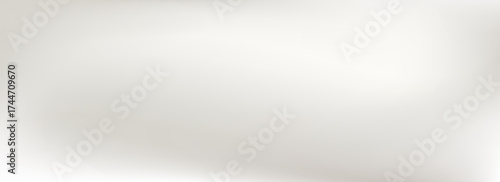 Light grey smooth gradient background. Soft pearl satin wallpaper. Taupe color silk texture for banner, flyer, presentation. Abstract blurred liquid backdrop cover. Delicate plain vector illustration
