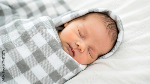 sleeping baby photo, newborn baby wallpaper, peaceful infant sleep, baby wrapped blanket, cute sleeping newborn, resting baby wallpaper, adorable baby picture, newborn calm sleep, maternity baby stock