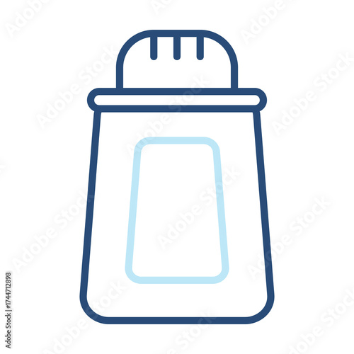 Sodium Icon Color Outline Style. Vector Illustration Design