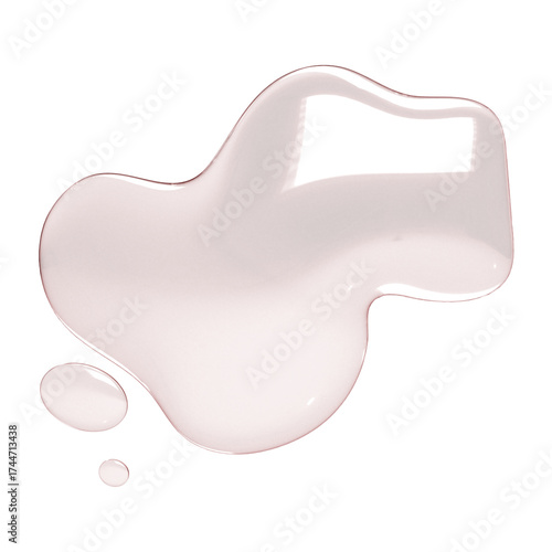 Viscous Reddish- Brown Liquid Droplets and Amorphous Shape reddish-brown isolated on a transparent background