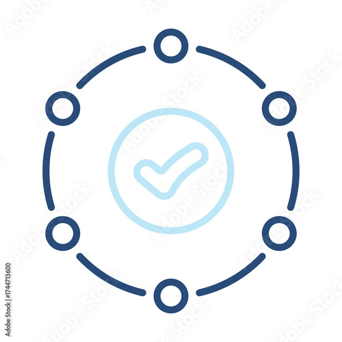 Antioxidant Icon Color Outline Style. Vector Illustration Design