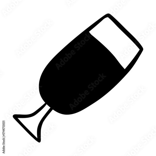 glass black icon