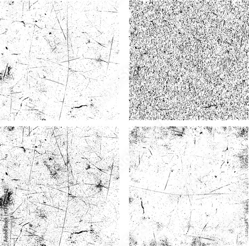 Bundle of vector grunge texture concrete series for graphic design elements. Grunge texture weathered stone and gritty vignette. To heighten depth, focus and atmosphere.