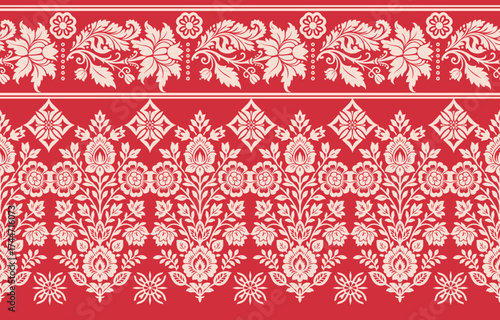 Ethnic Motifs Ikat floral paisley embroidery floral. Ethnic Saree Ethnic oriental pattern traditional.Ikat embroidery style abstract embroidery design for texture,fabric,clothing,wrapping,decoration	
