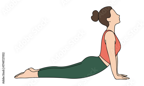 Yoga Poses Collection Vector Illustration