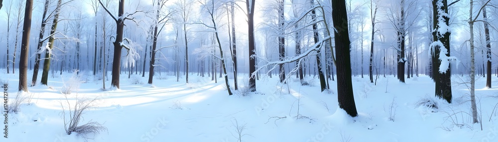 Naklejka premium Enchanted Winter Wonderland