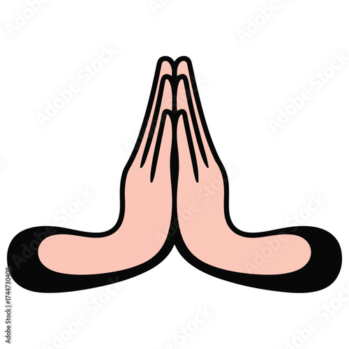 Yoga Poses Collection Vector Illustration