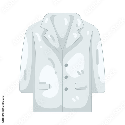 Illustration of White Lab Coat