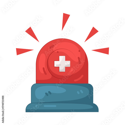 Illustration of Medical Alert Siren 