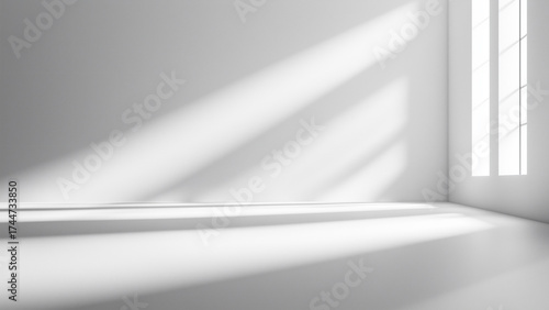 Wallpaper Mural A completely white, empty room Torontodigital.ca