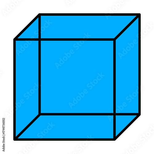 blue cube icon