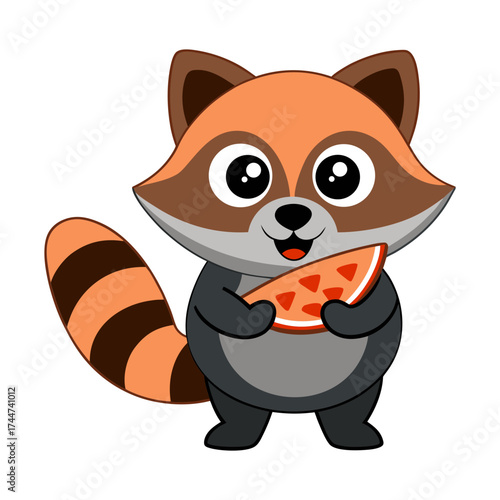 Raccoon And Coconut Water