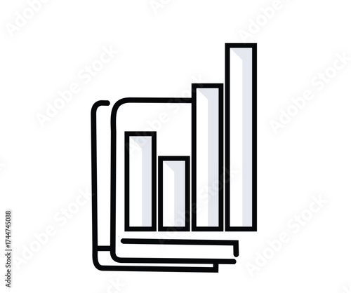 Bar Graph Showing Increase in Growth