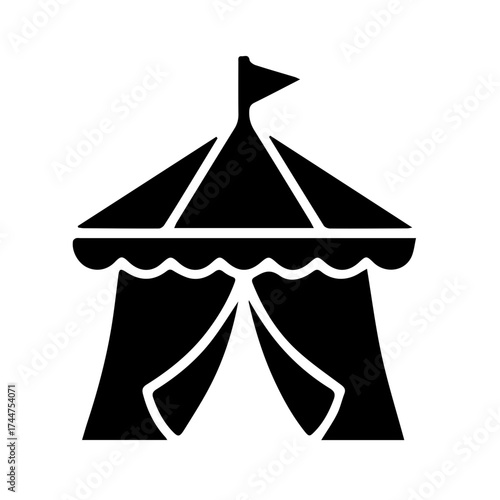 Circus Tent Silhouette