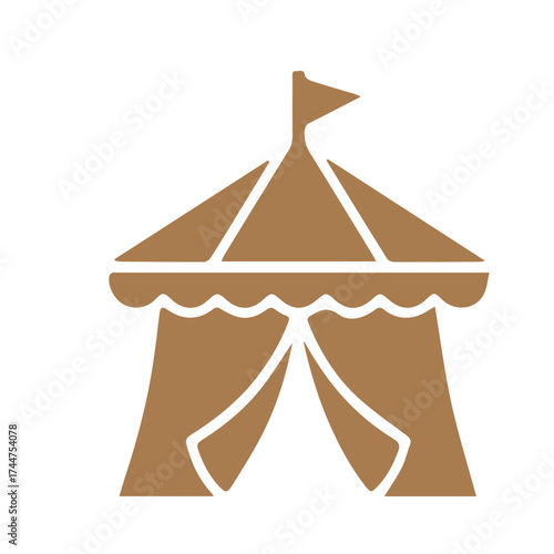 Circus Tent Icon
