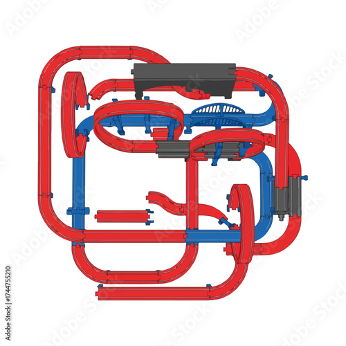 Dynamic Multi-Level Toy Car Race Track Layout