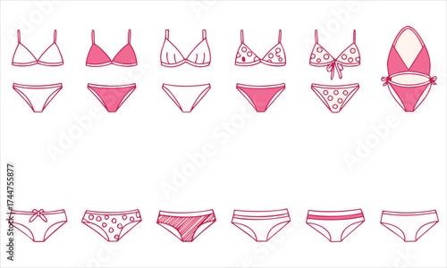  lingerie sets and bras