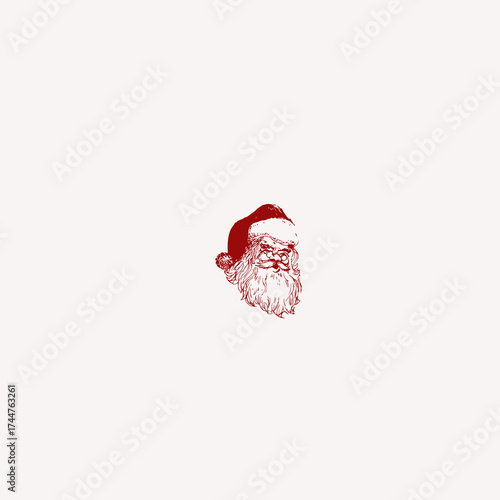 THESE HIGH QUALITY CHRISTMAS SANTA VECTOR FOR USING VARIOUS TYPES OF DESIGN WORKS LIKE T-SHIRT, LOGO, TATTOO AND HOME WALL DESIGN