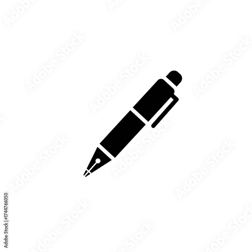 fountain pen vector illustration