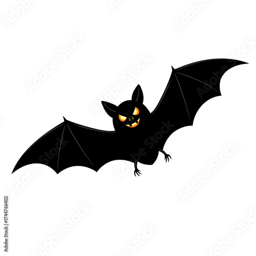 halloween bat and bats