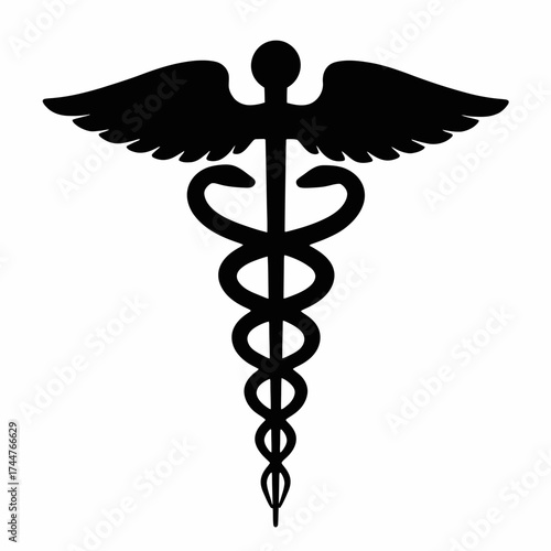 caduceus medical icon