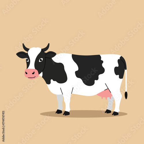 cow on a farm