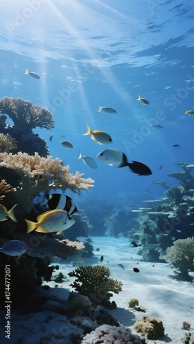 Underwater Ocean Scene