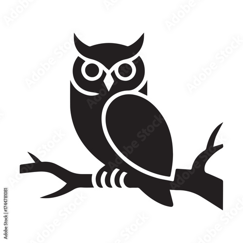 vector illustration of a owl