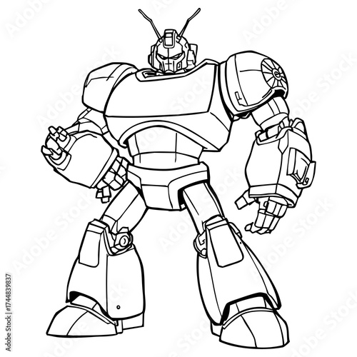 Powerful Robot Warrior