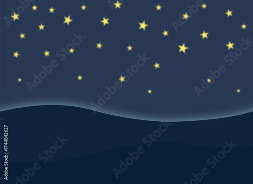starry night sky